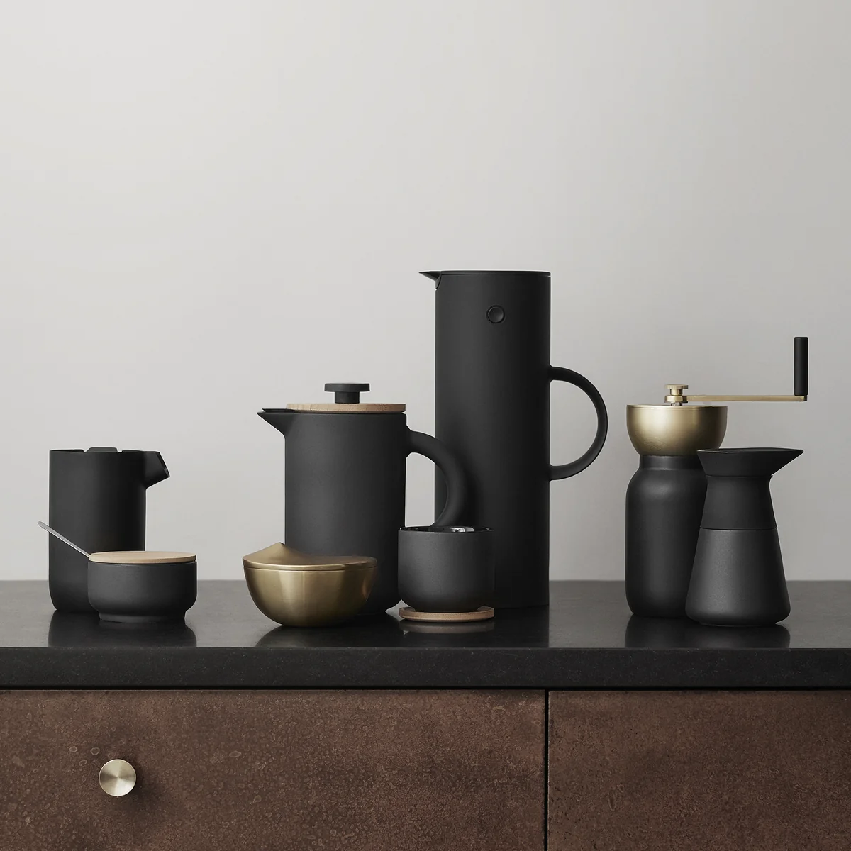 Stelton - Theo Zuckerschale, schwarz