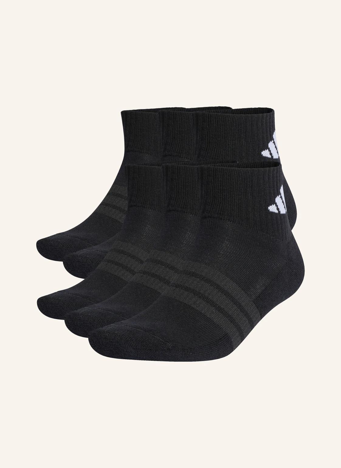 adidas 6er-Pack Sportsocken CUSHIONED ESSENTIALS ANKLE