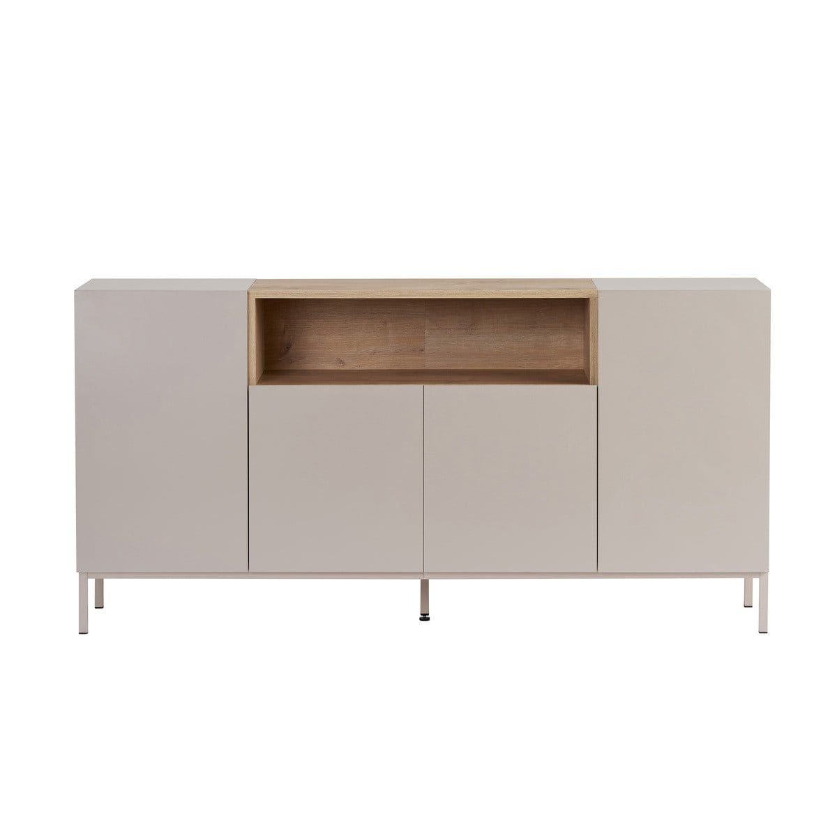 Calicosy - Dressoir OLIVER - beige 160x40x80 cm