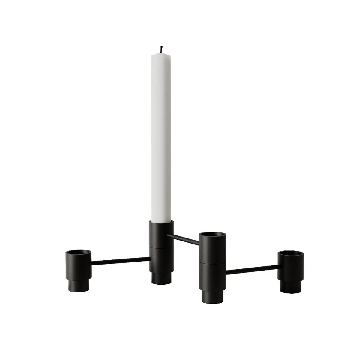 Nichba Design - Kerzenhalter Structure, schwarz