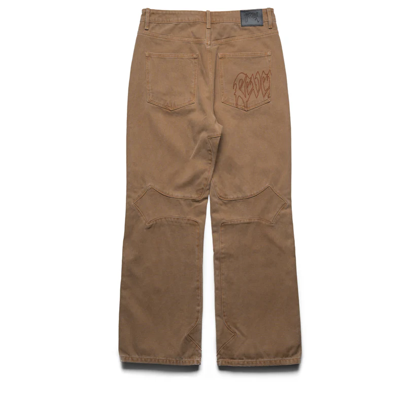 Revenge Cross Canvas Pant - Washed Brown