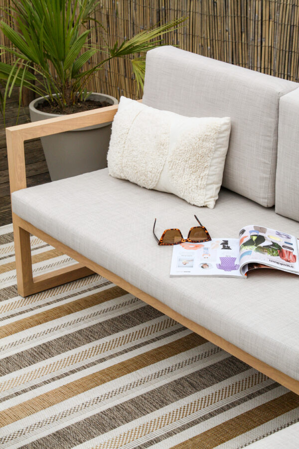 Mrcarpet Buitenkleed Treviso Bruin Geel 160 x 230cm
