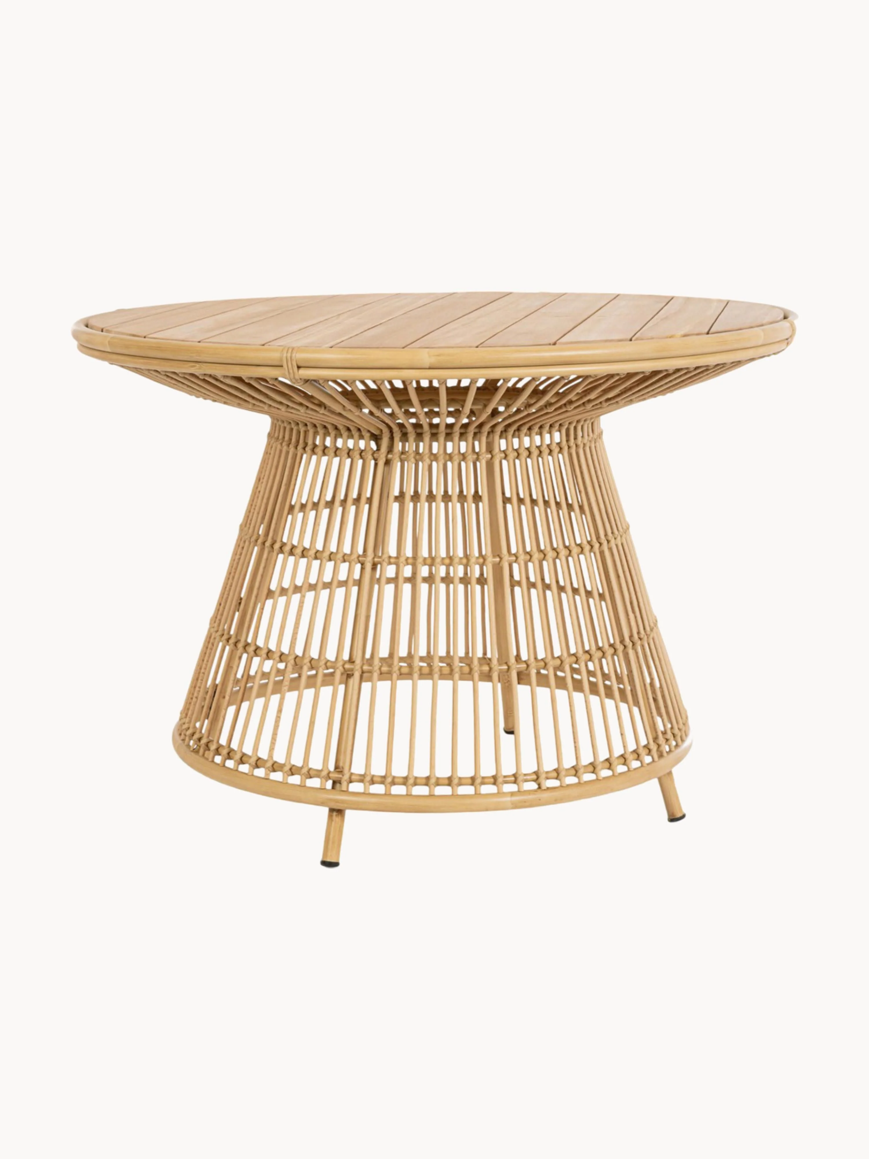 Runder Gartentisch Tavolo aus Teakholz, Ø 110 cm