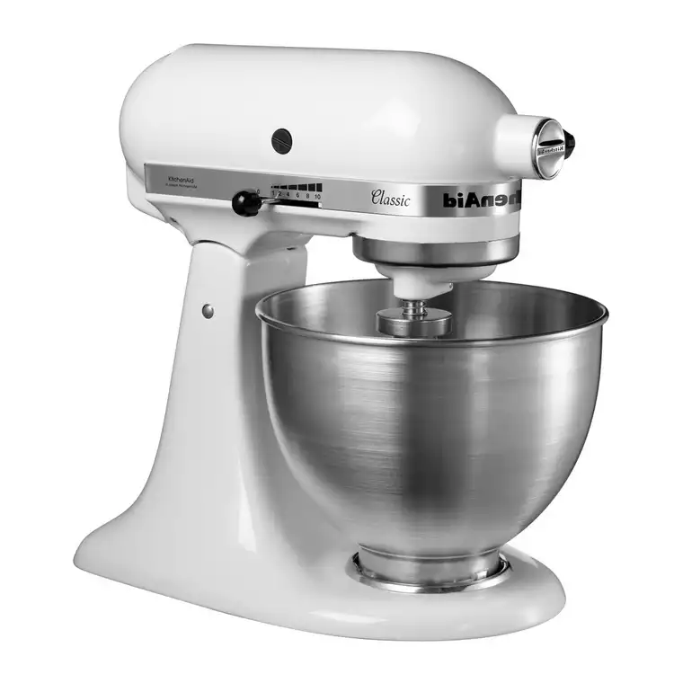 KitchenAid 5K45SSBWH Classic Stand Mixer - White