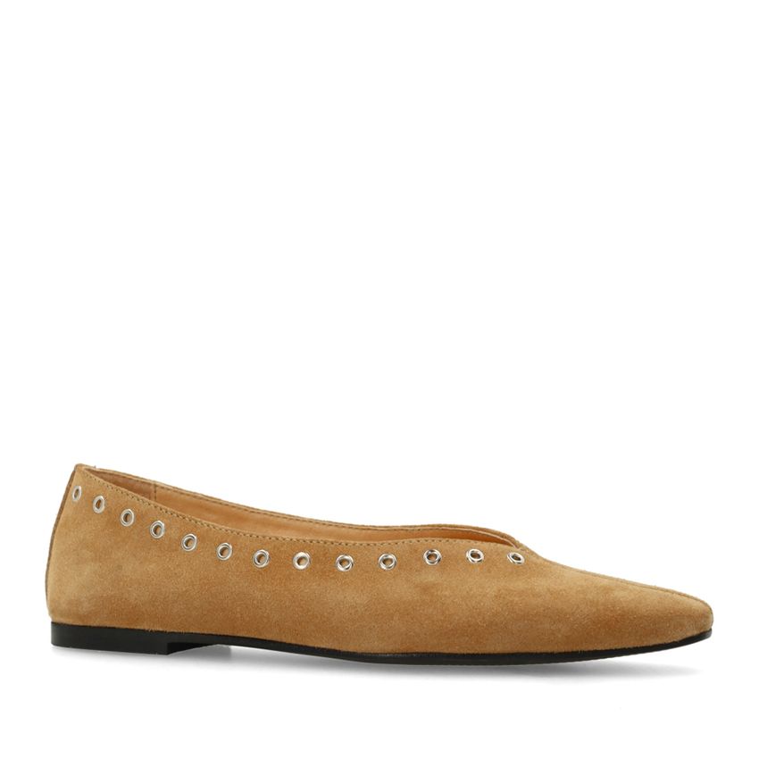 Manfield Manfield x Marlien - Cognac suède loafers