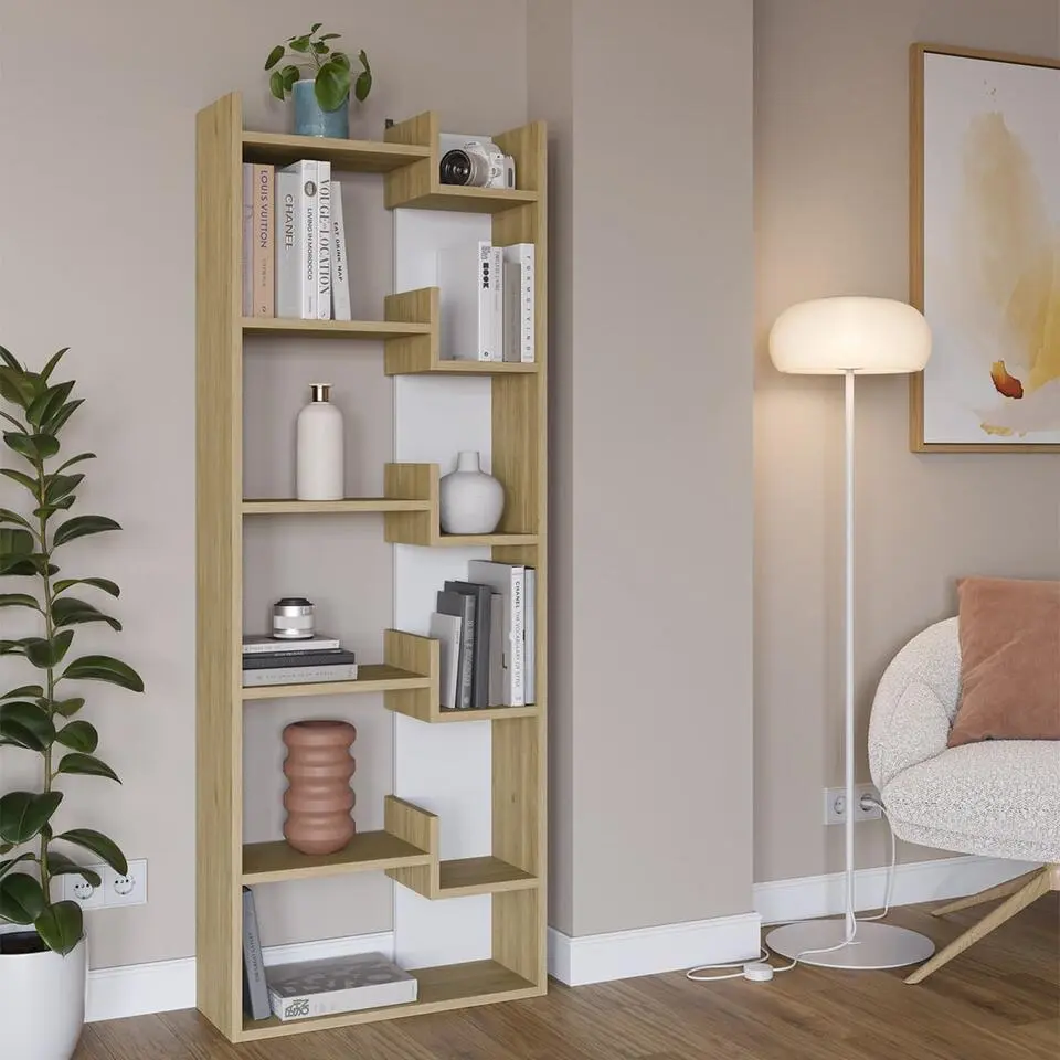 CALICOSY - KLAPO Rechte plank - Eiken- 22x60,5x162,4 cm