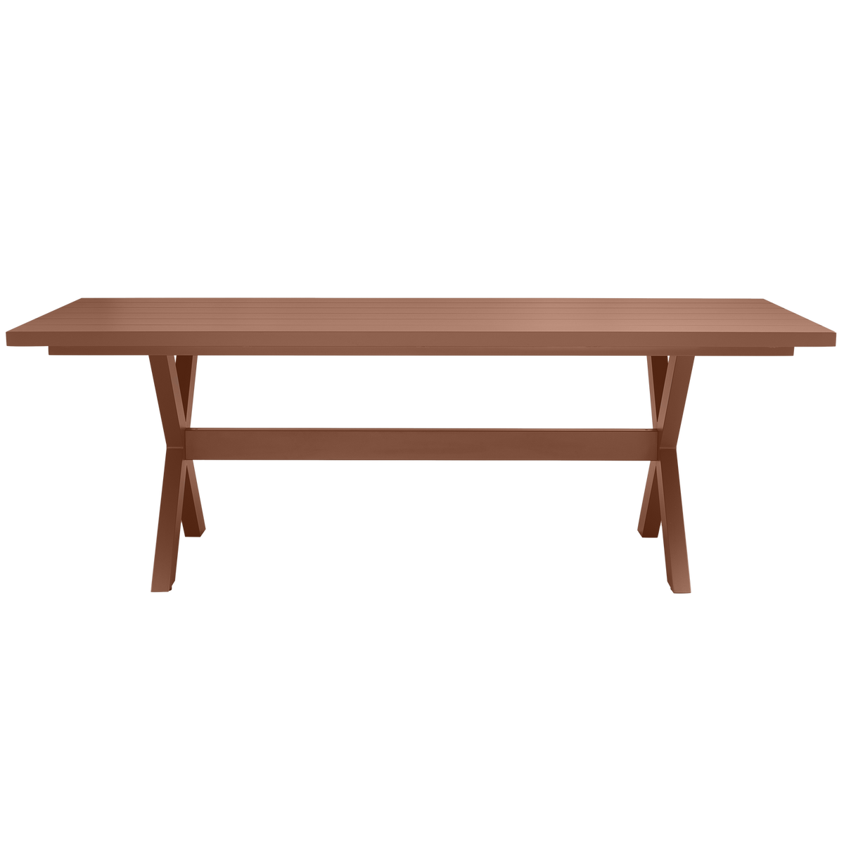 WOOOD picknicktafel tuin Delta - Aluminium - Terra - 75x220x105