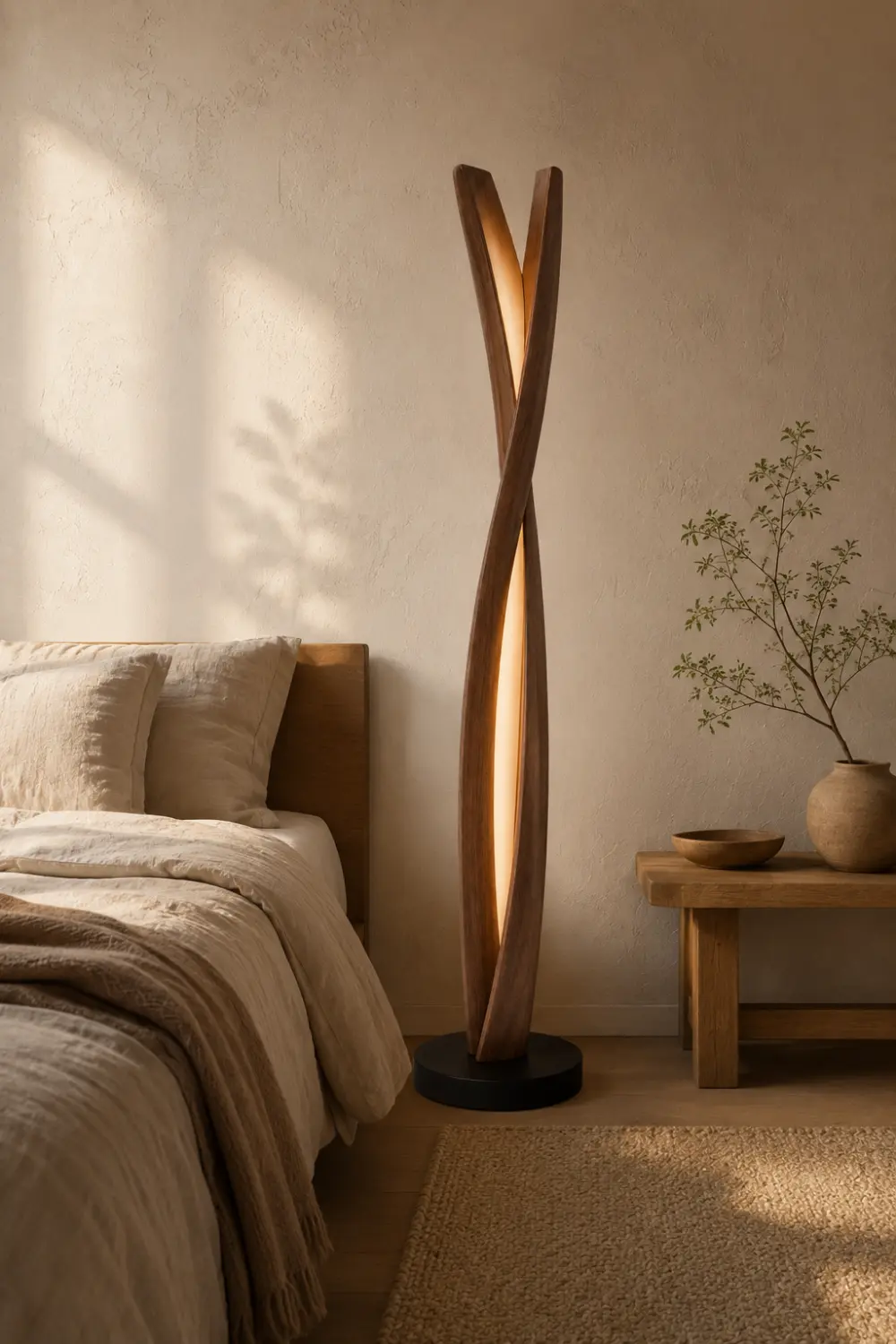Wooden Art Lamp #WL112