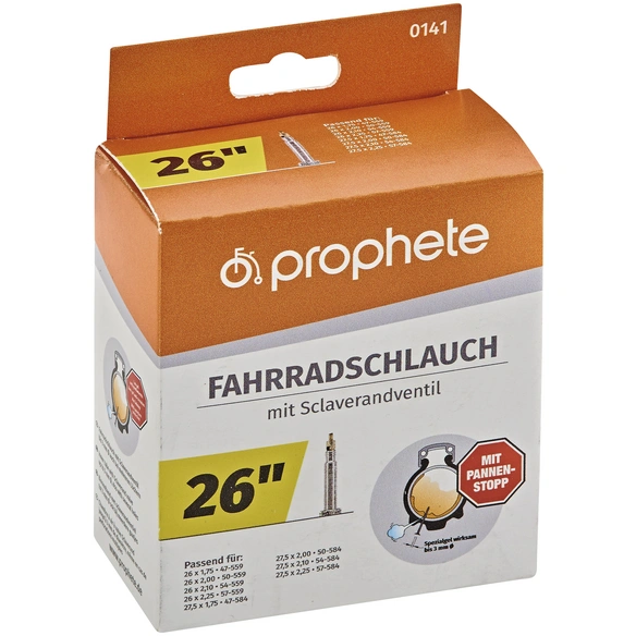 Fahrradschlauch, Sclaverandventil