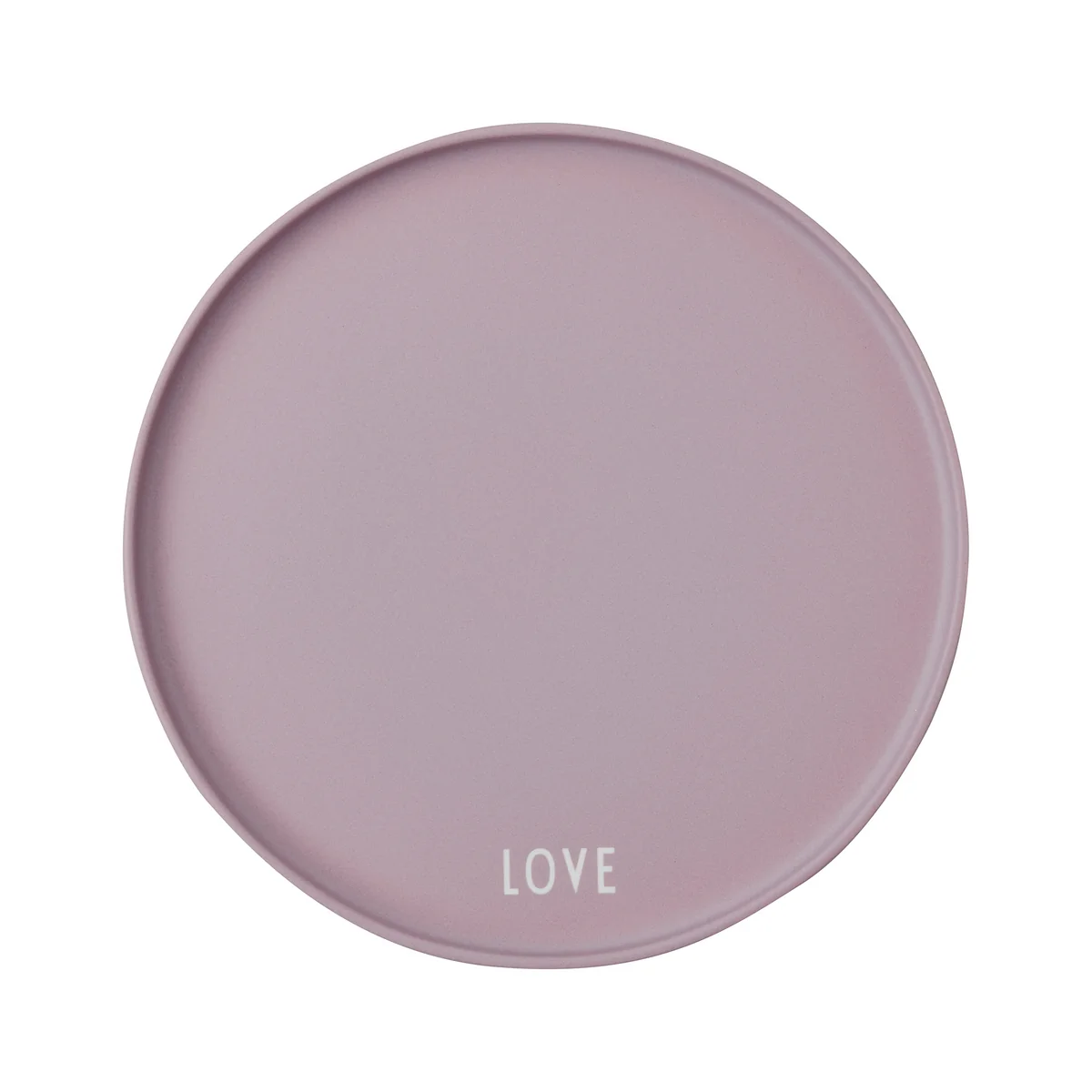 Design Letters - AJ Favourite Porzellan Teller, Love / lavendel