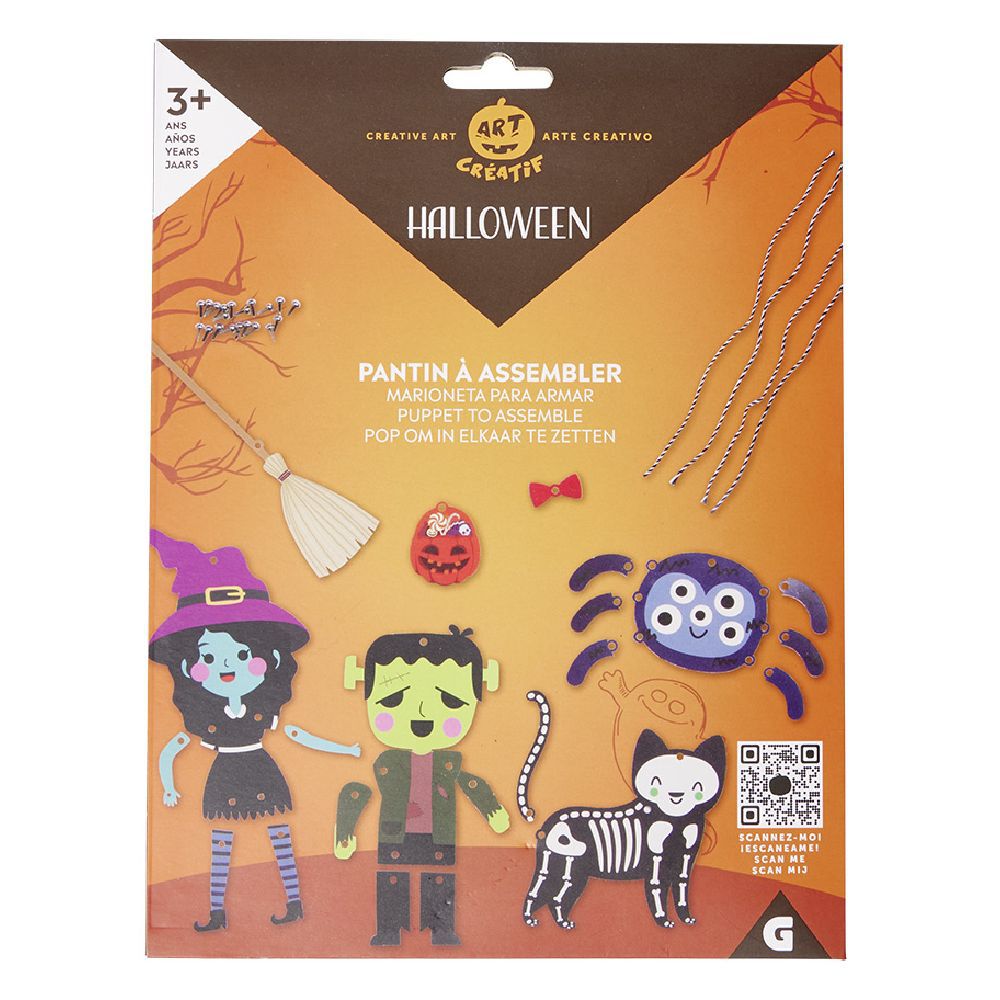 Set de pantins Halloween à assembler