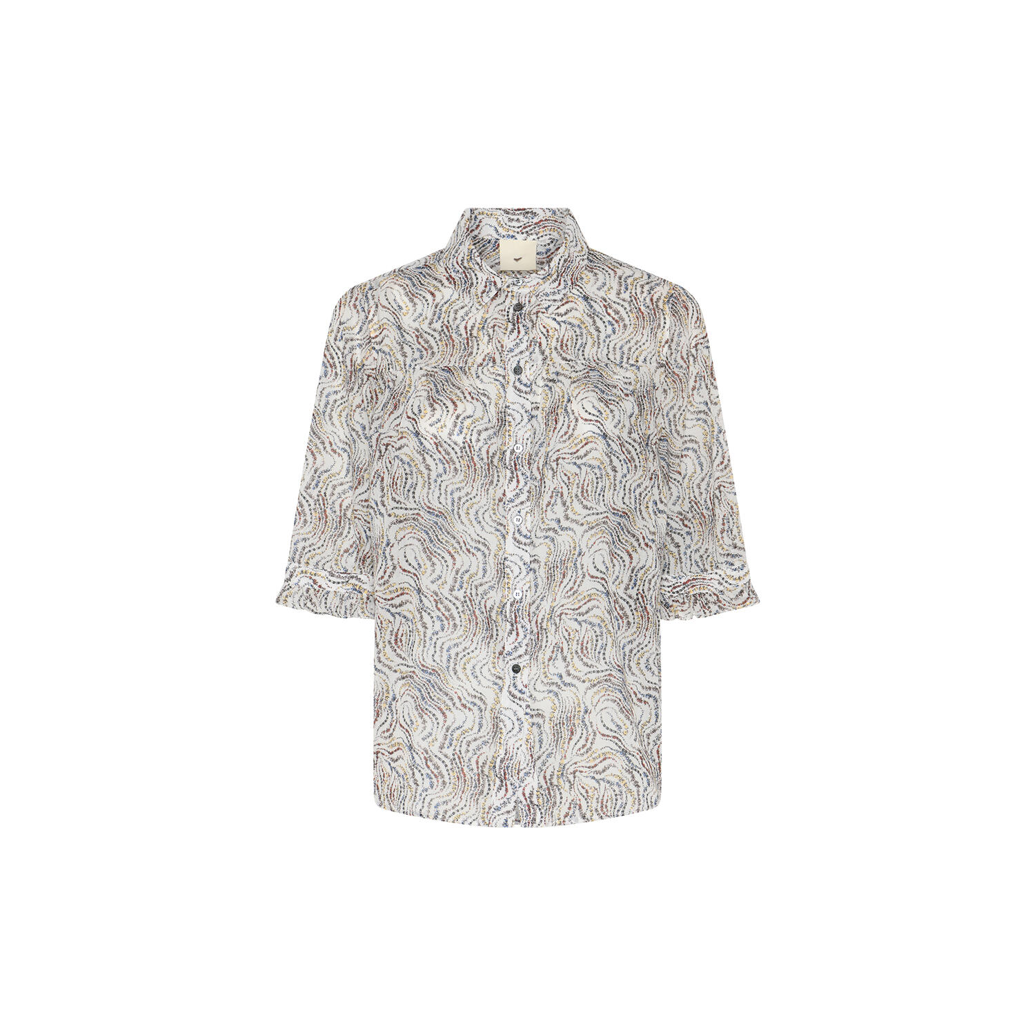 427HMTelser shirt, delicate bloom print