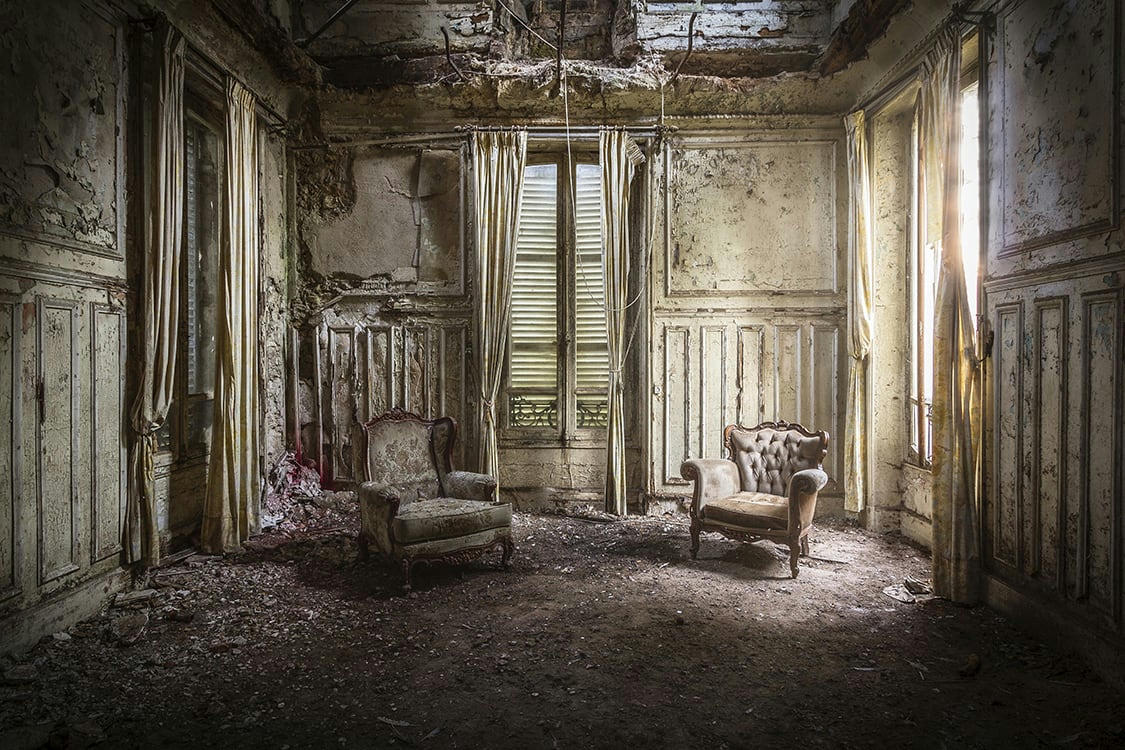 SALON NON-FUMEUR - Photographie d'art de Gaëtan Chambon 30x45 cm sur alu