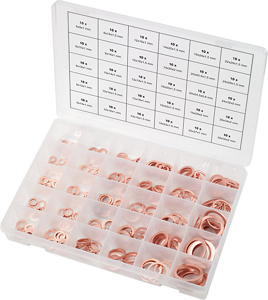 KS Tools - 970.0140 - Assortiment de joints cuivre x300