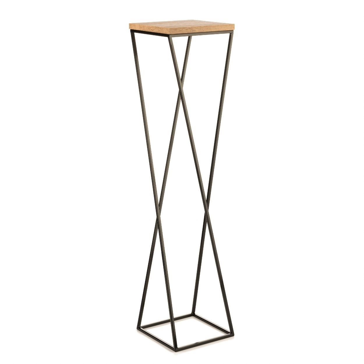 Kwietnik stojący metal 100 cm LOFT Lancelot MDF