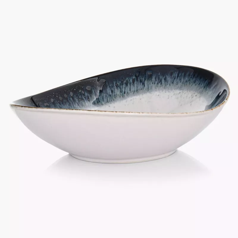 Talerz głęboki DUKA TIME DIM 22 cm wielokolorowy porcelanowy