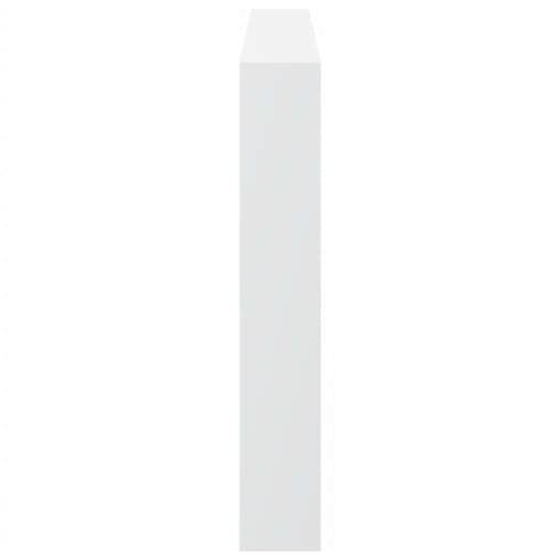 NNEVL Headboard Cabinet with LED White 180x17x102 cm