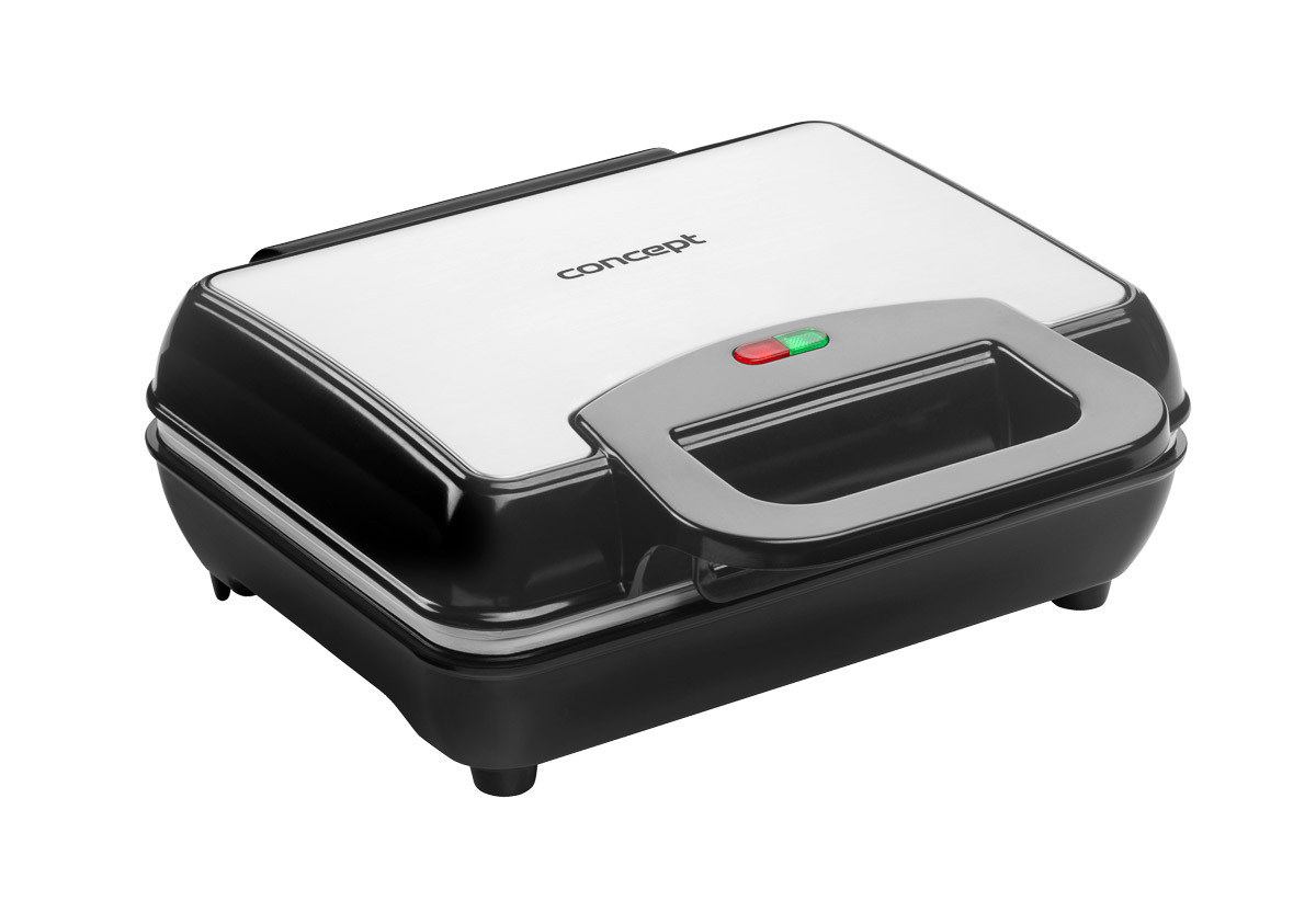 Gofrownica 1000 W ceramiczne płytki , stal nierdzewna VF3040