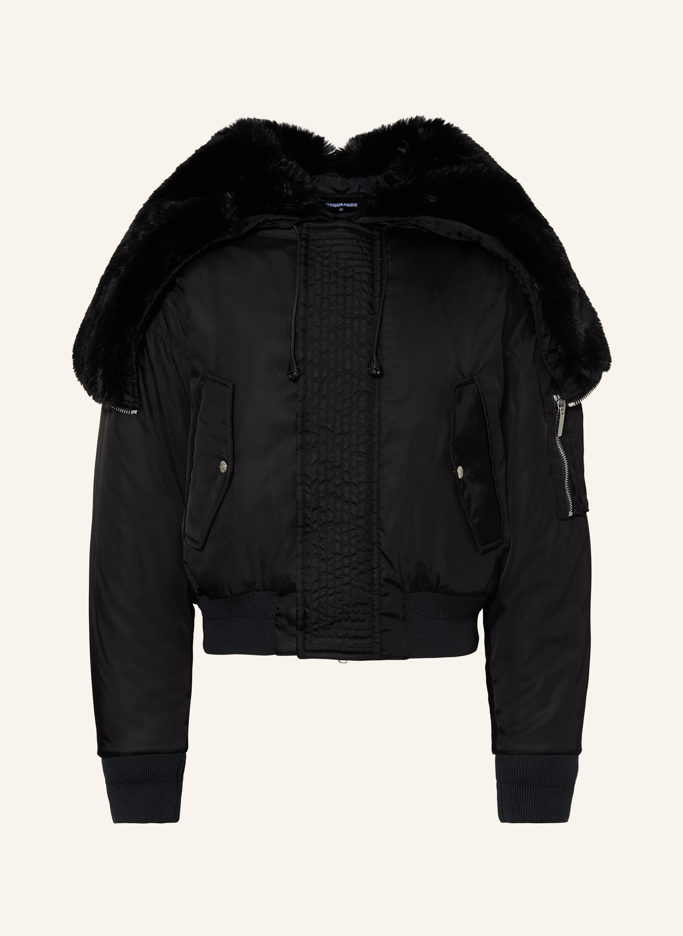 DSQUARED2 Jacke mit Kunstfell