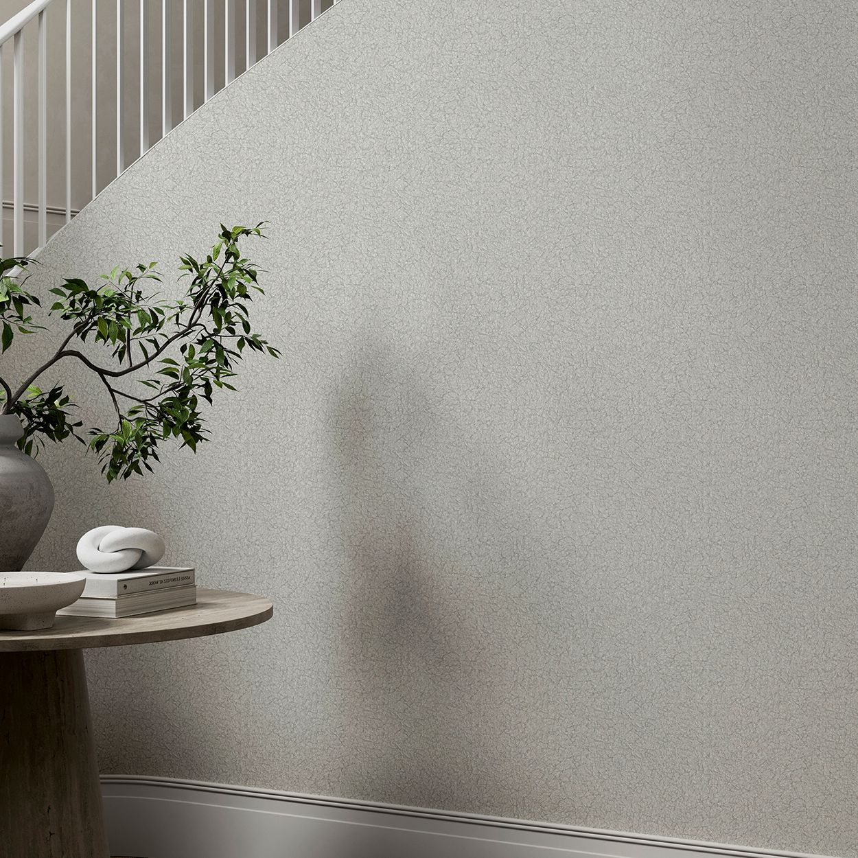 Boutique Echo Texture Light Grey Wallpaper