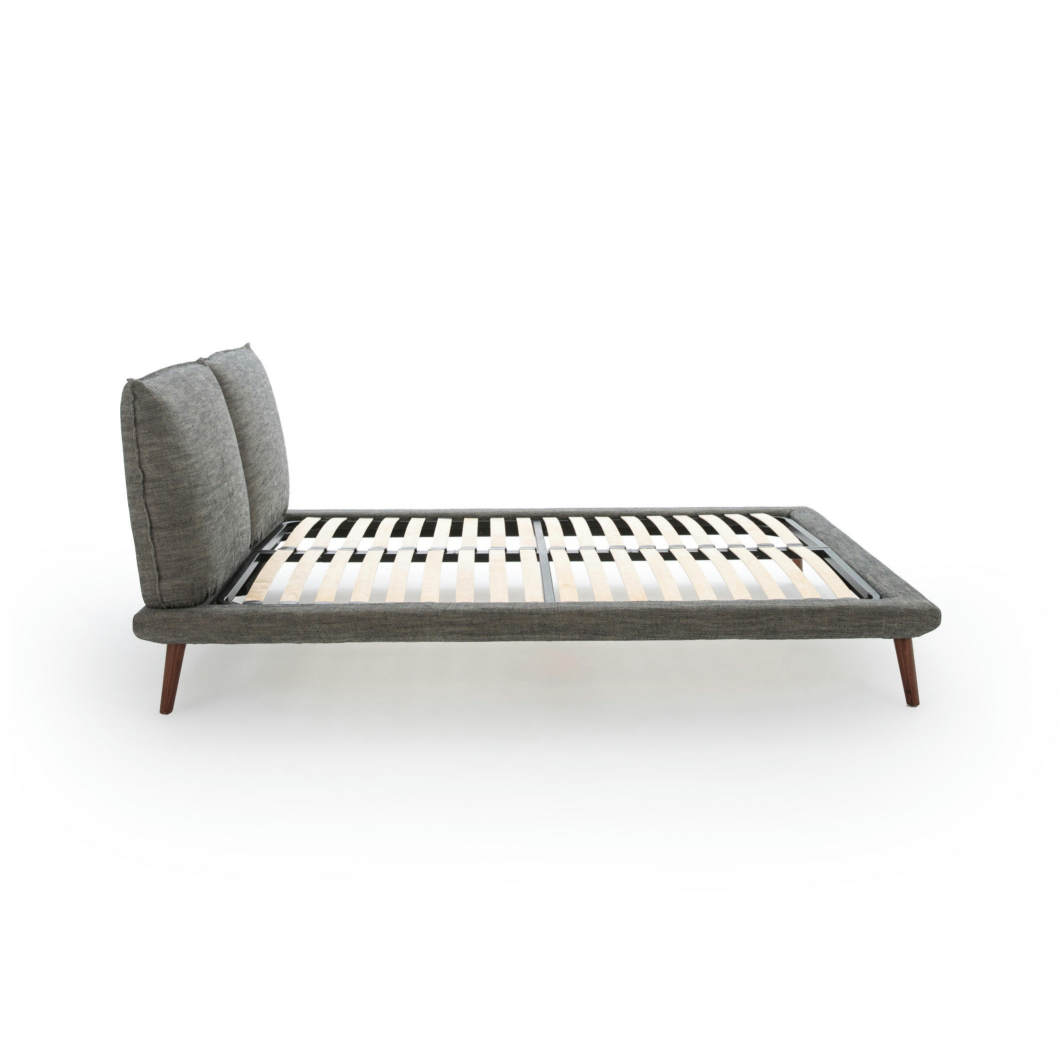 Lit en lin avec sommier, Aurore design E. Gallina