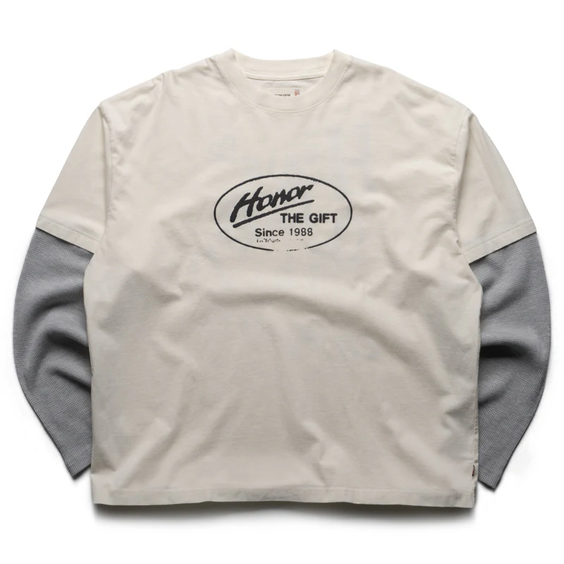 Honor The Gift Just Be L/S Tee - White