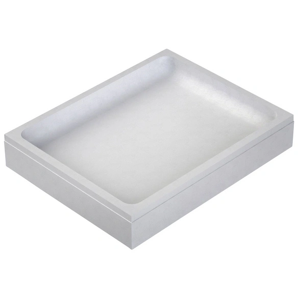 Duschwannen-Set, BxT: 75 x 90 cm, weiß