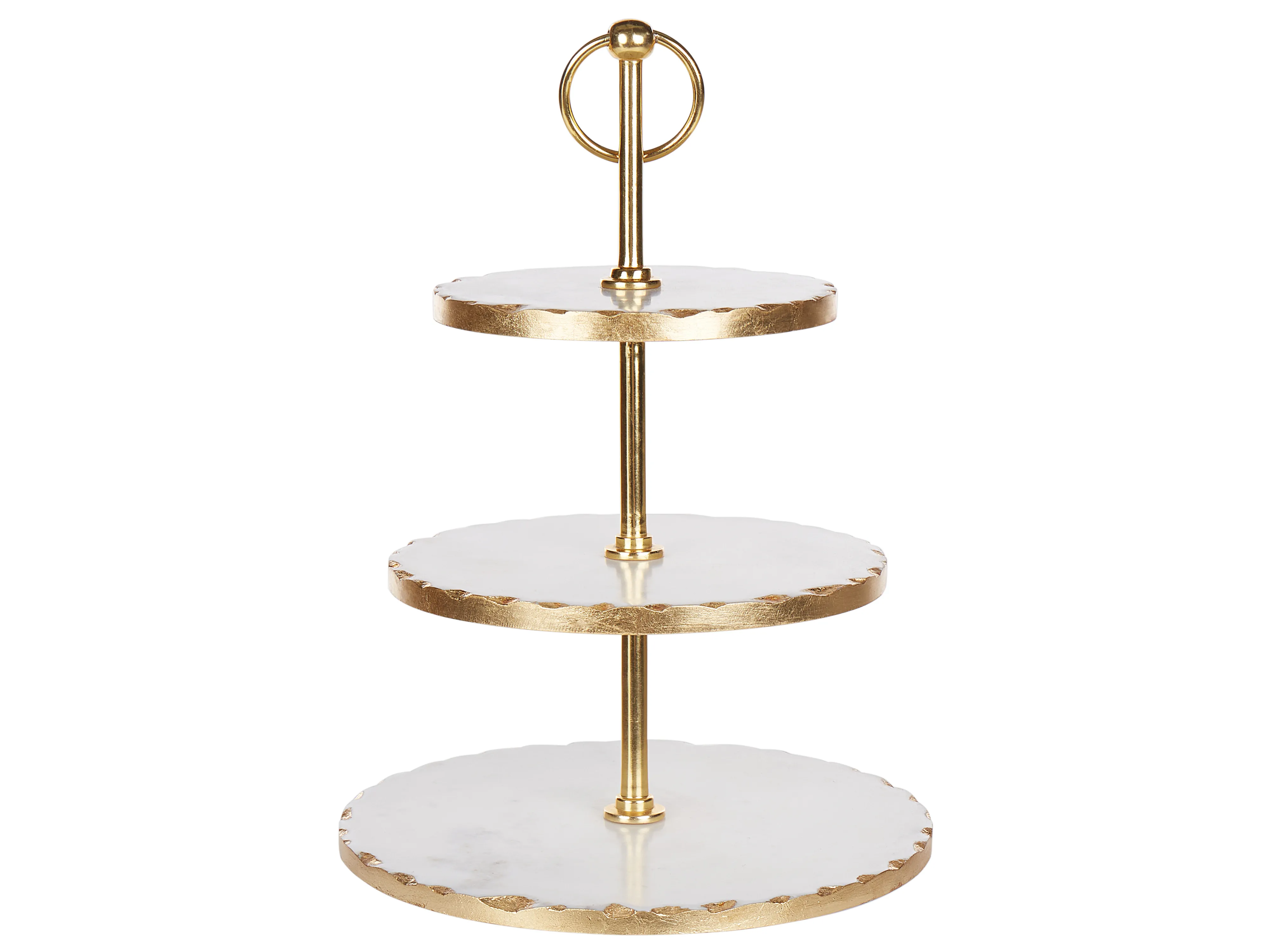Cake Stand IPATI Stone White Marble