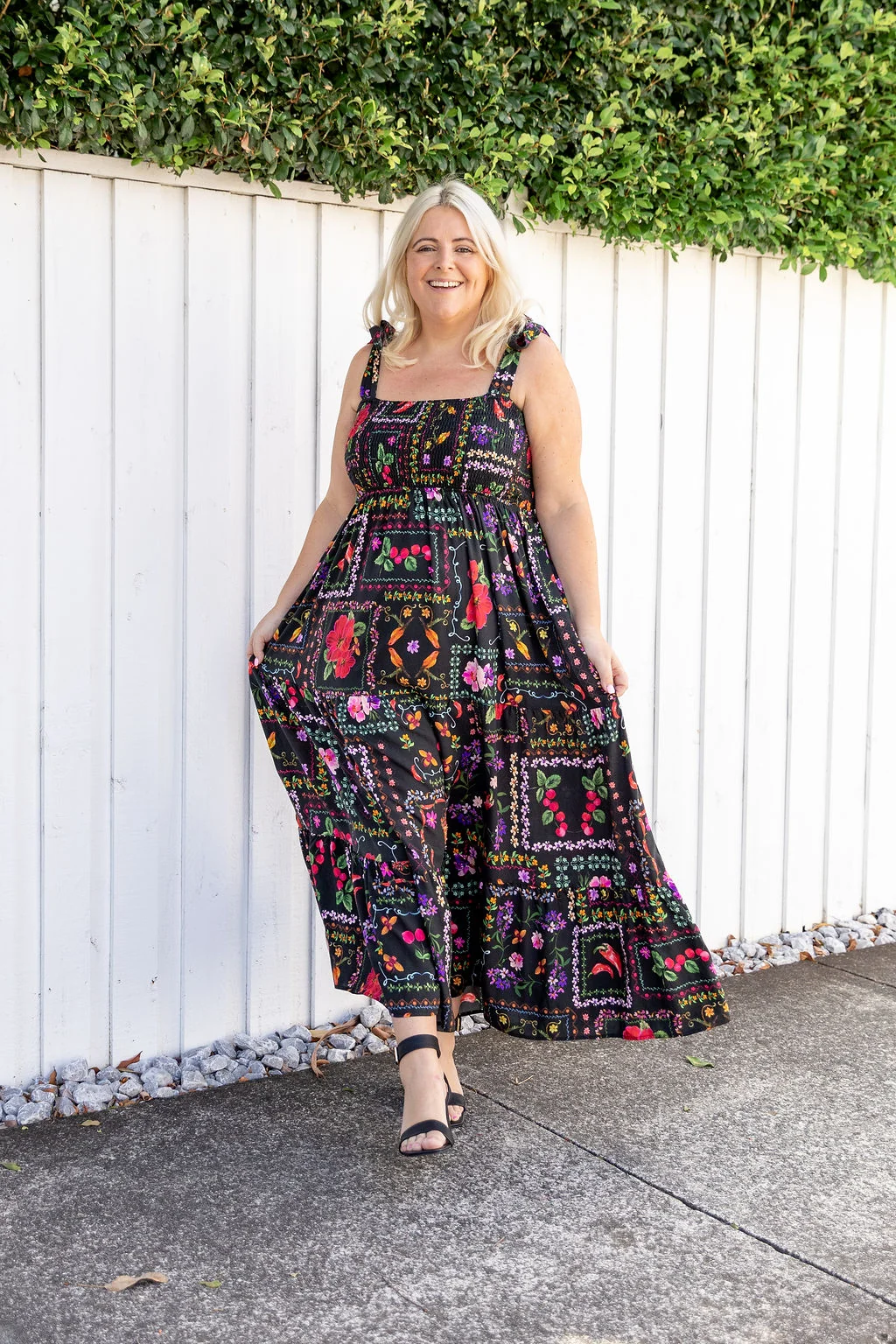 Allegra Maxi Dress in Sweet Bee
