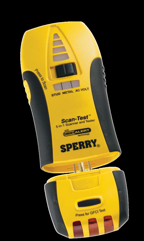 Sperry PD6902 Scan-Test 5-in-1 Scanner and Tester with Circuit ALERT, Yellow