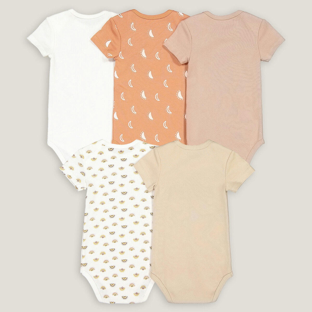 Lot de 5 bodies manches courtes