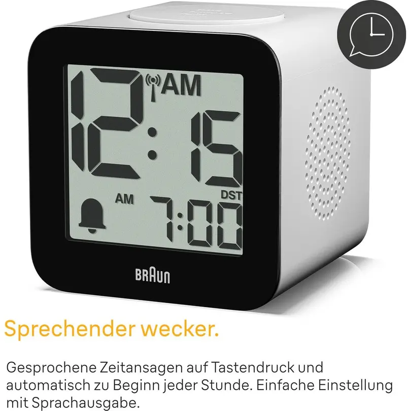 Wecker BC25WP-DCF