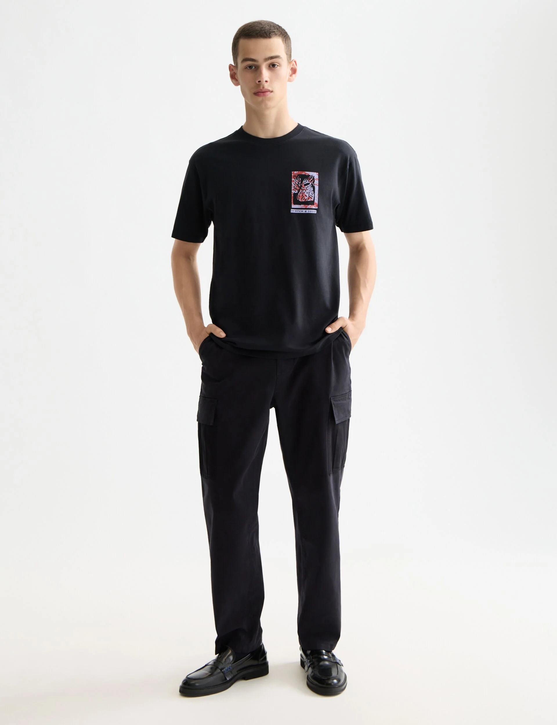 Relaxed Fit Front + Back AW T-shirt