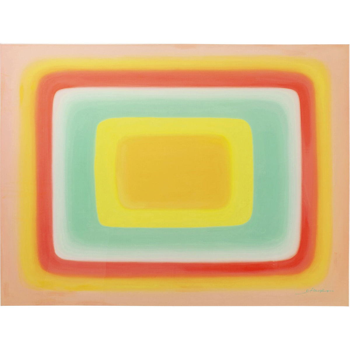 Kare Design Schilderij Tendency 160x120cm geel
