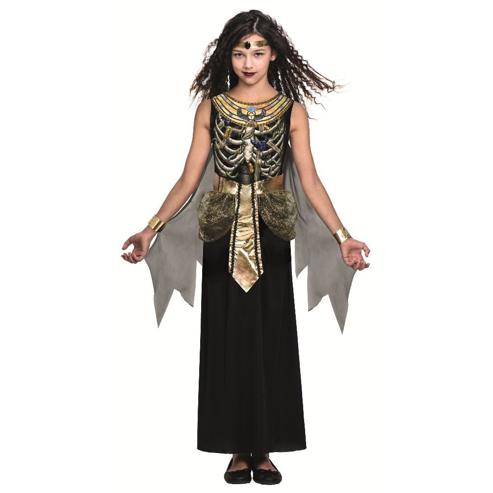 Déguisement enfant Halloween cléopâtre zombie 7/10 ans