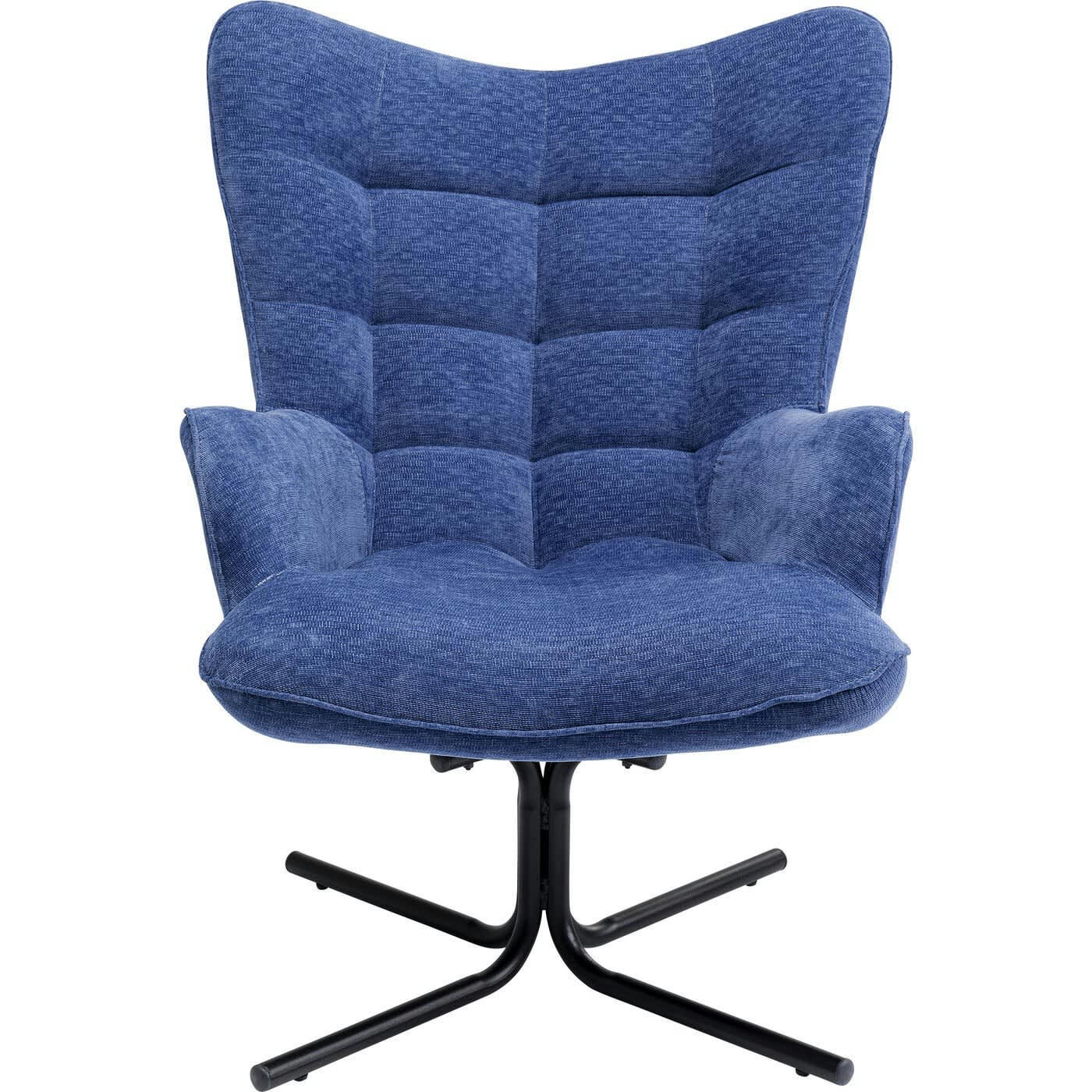 OSCAR - Fauteuil pivotant Oscar bleu Kare Design