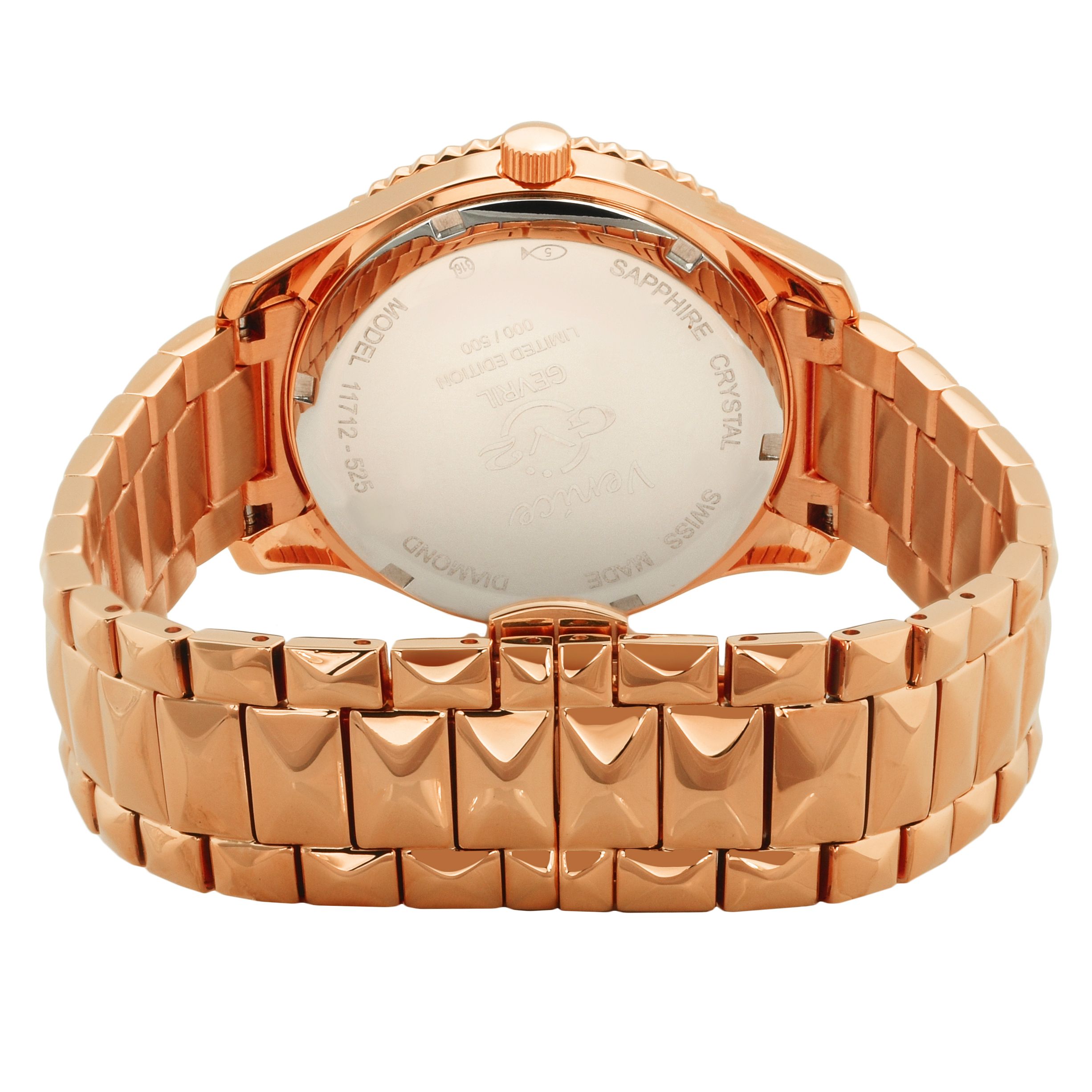 GV2 Venice, Swiss Quartz Watch, White MOP Dial, 316L Stainless Steel, and Sapphire Crystal