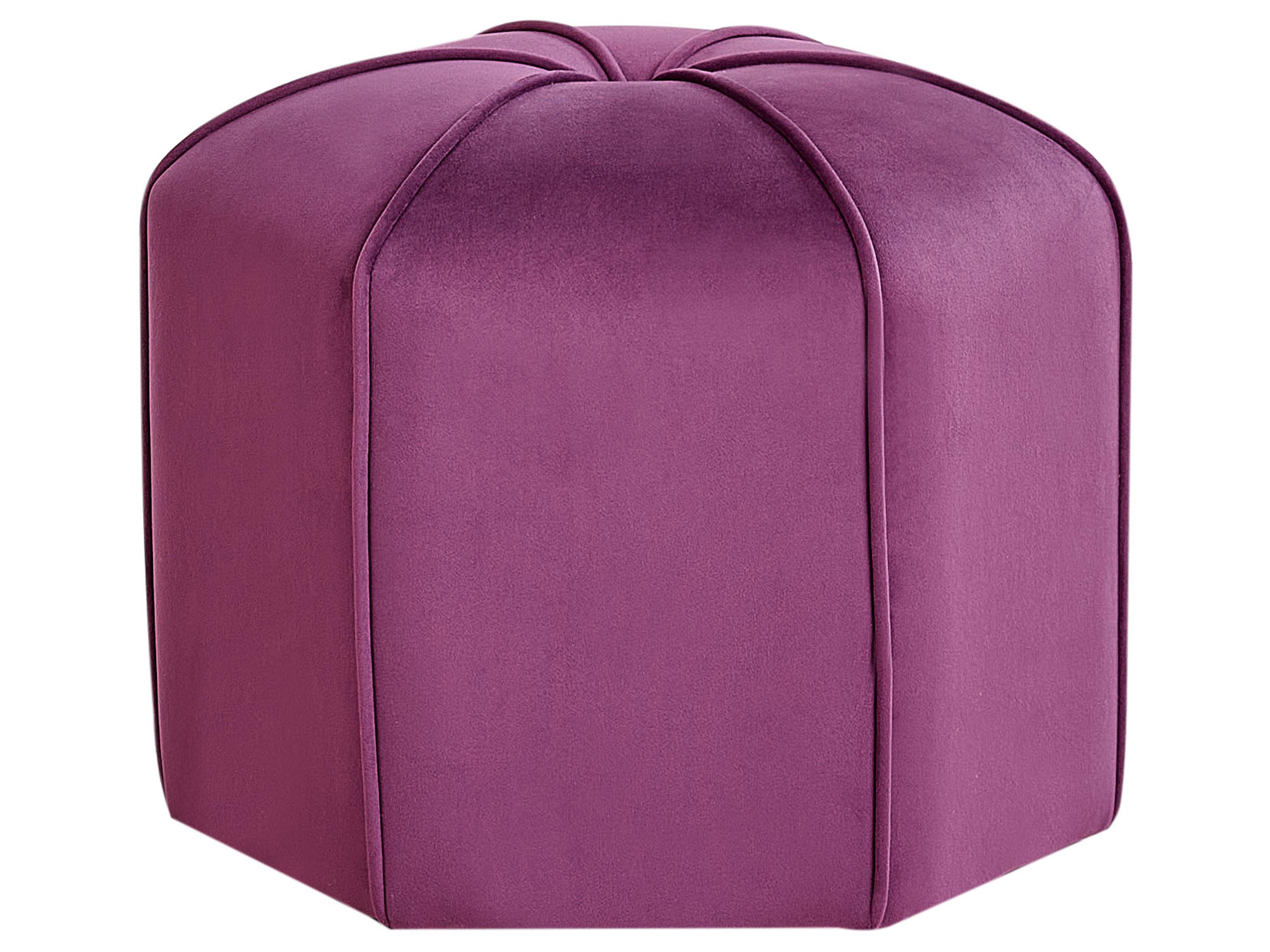 Pouffe WISHEK Velvet Purple