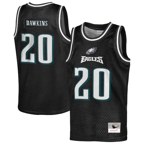 Brian Dawkins Philadelphia Eagles  Youth Retired Player NFL Basketball Fashion Jersey - Black