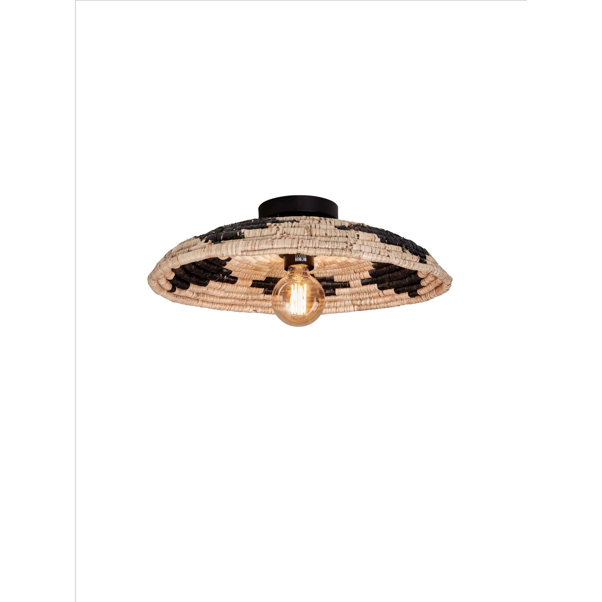 GOOD&MOJO plafonniere Andros - naturel - Ø45cm