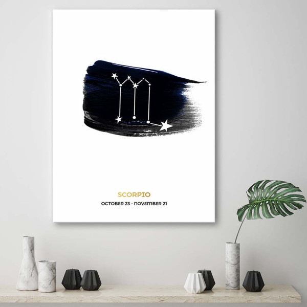 Feeby Obraz na płótnie Znak zodiaku Skorpion 40x60