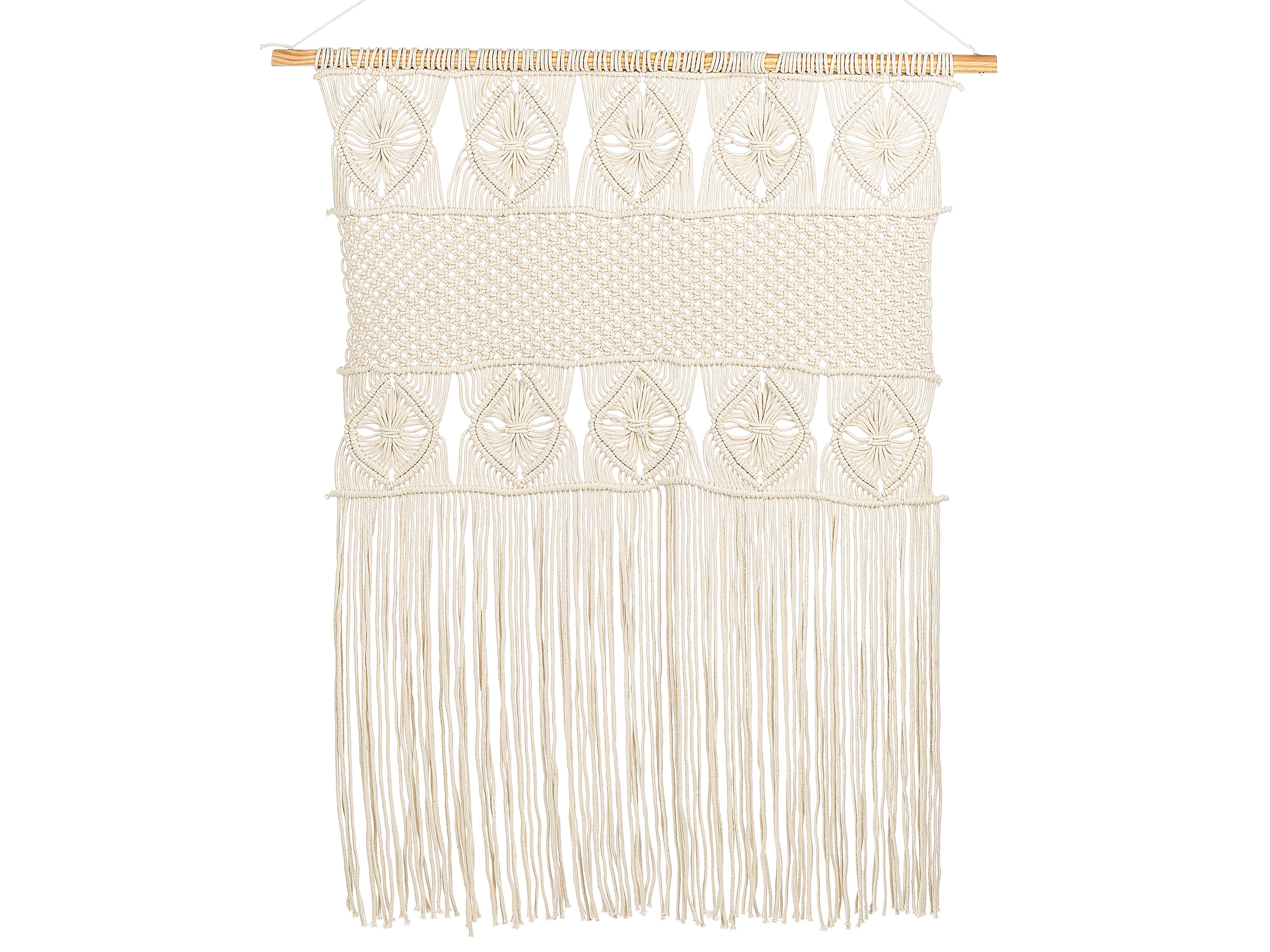 Fabric Wall Hanging LAHRI Cotton 118 cm Beige