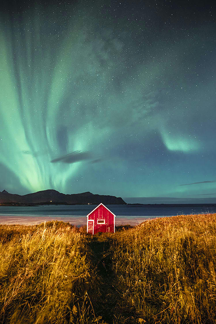 CRÉPUSCULE SCANDINAVE - Photographie d'art d'Hugo Grandcolas  30x45 cm sur plexi