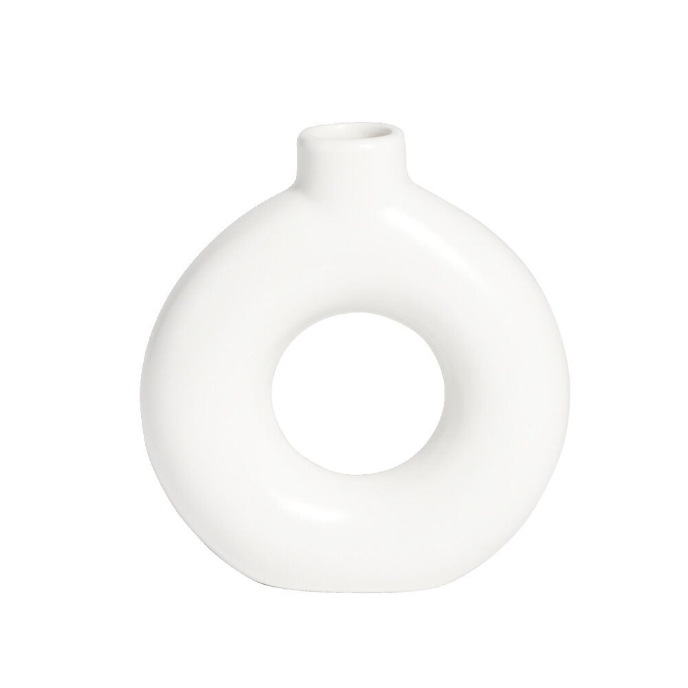 Vase céramique noir H15cm