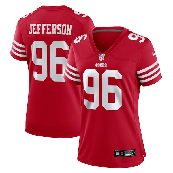 Jordan Jefferson San Francisco 49ers Nike Women's Team Game Jersey -  Scarlet