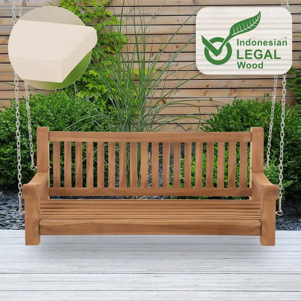 CLP Schommelbank Joyce 150 cm - creme