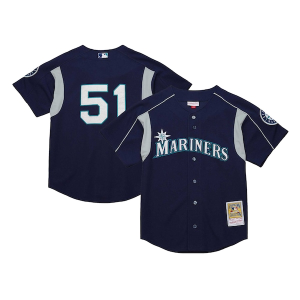 Ichiro Suzuki Seattle Mariners  Cooperstown Collection Batting Practice Jersey - Navy
