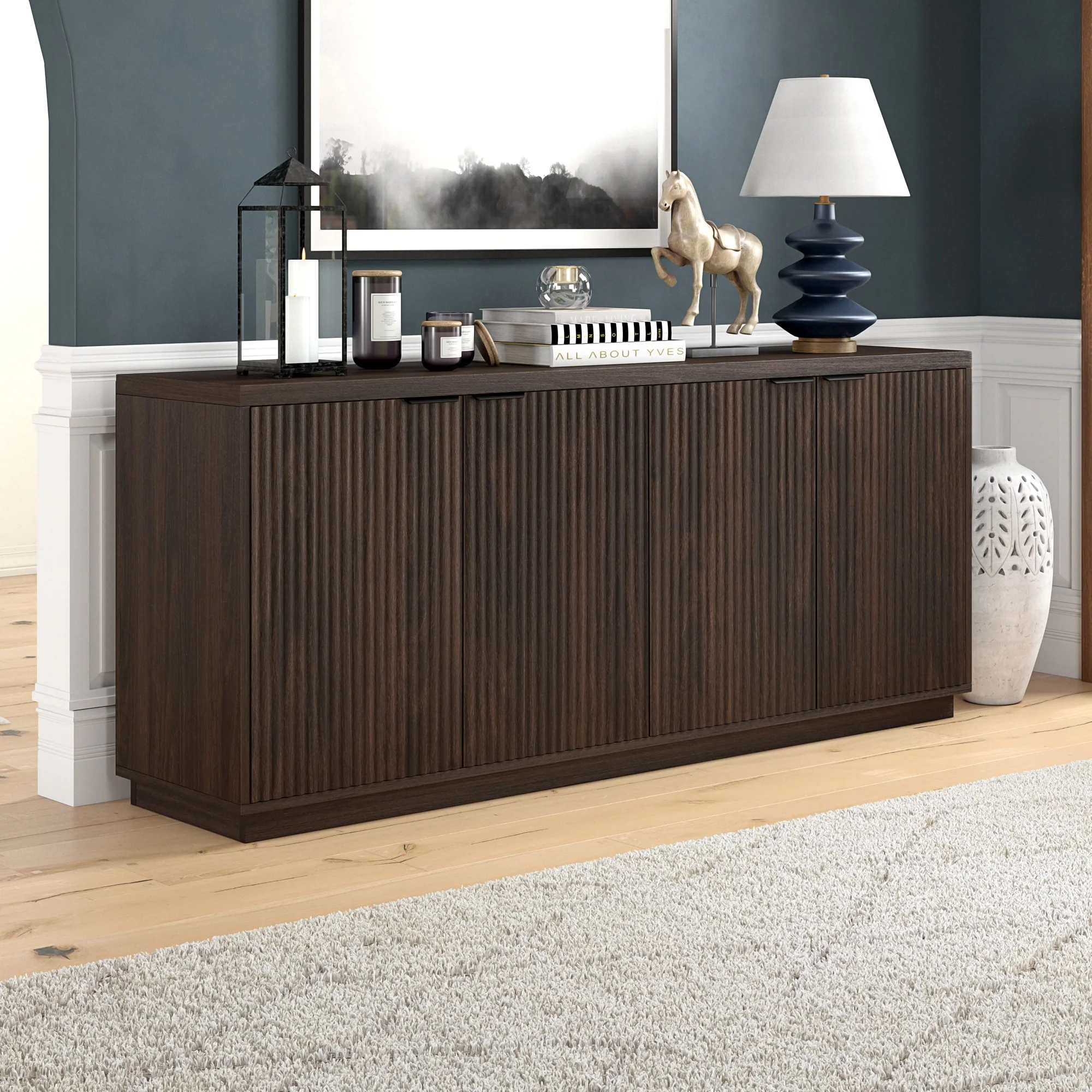 Mansfield 68 Wide Rectangular Buffet Table - 68 Wide