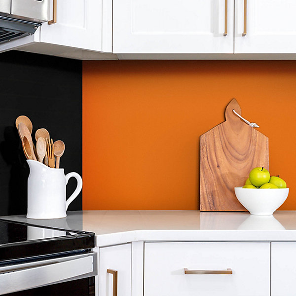 Panneau autocollant Tulup 100x50 cm Couleur orange 1 pcs
