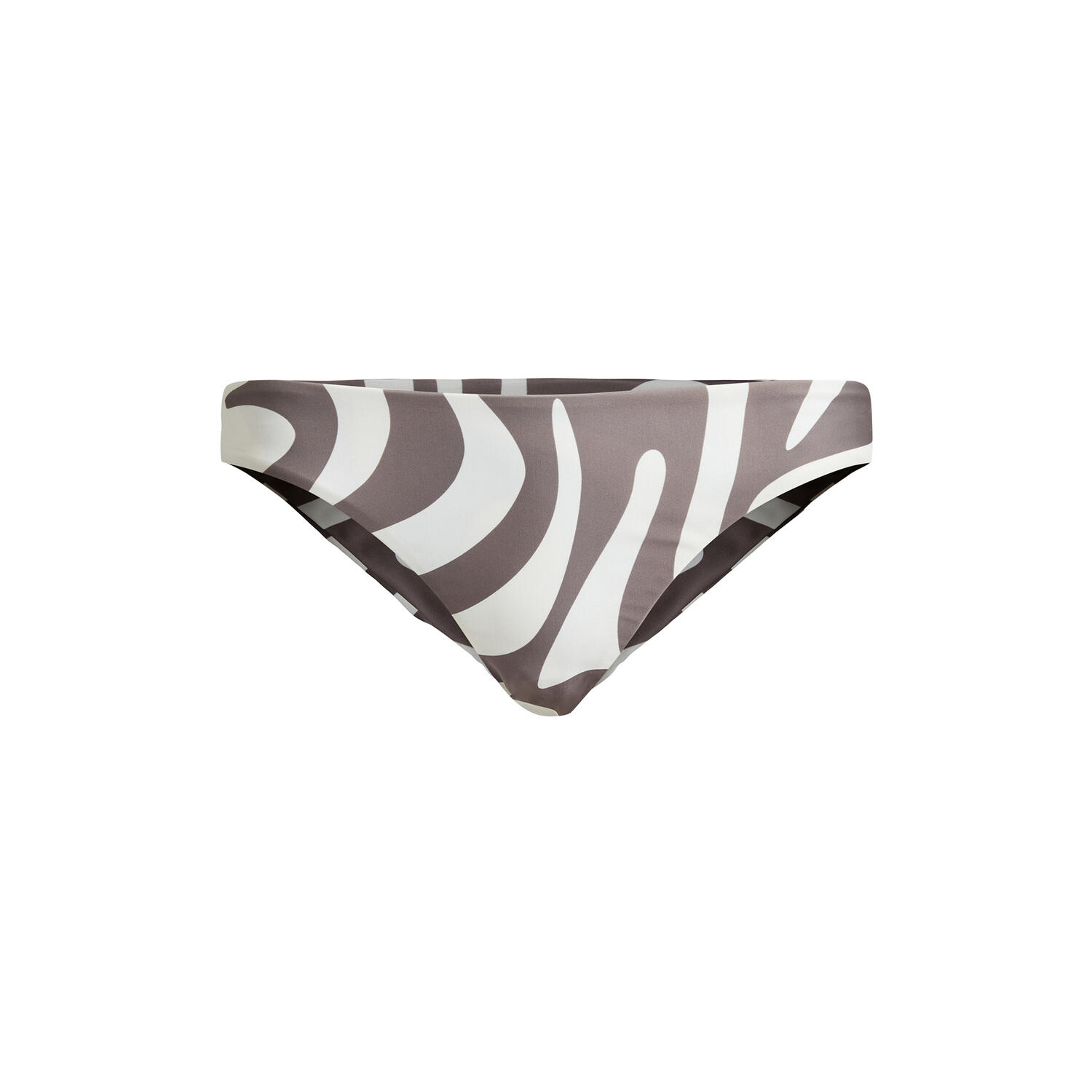Batur wrinkled bikini bottom (print), zebra hazel